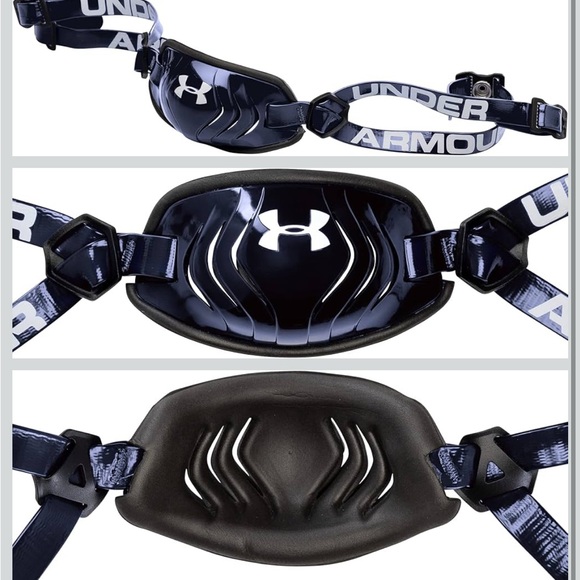 Under Armour Other - Under Armour Navy and white Football Chin Strap